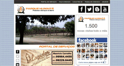 Desktop Screenshot of parquehumaita.com.br