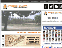 Tablet Screenshot of parquehumaita.com.br